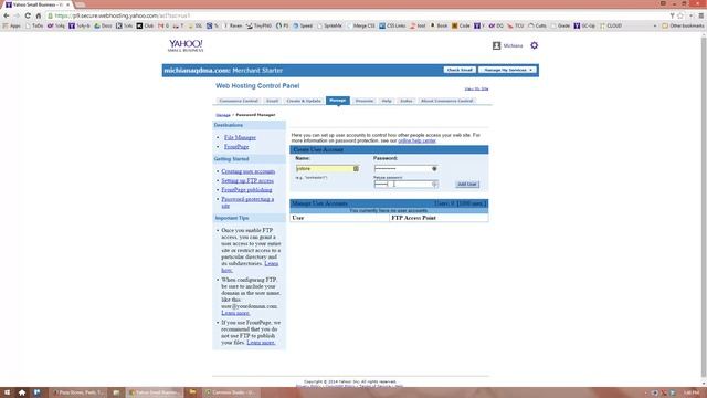 Yahoo Store - FTP Access смотреть онлайн
