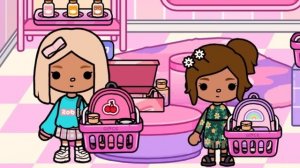 ~|Влог: шопинг в магазине косметики с Л-Пешкой/влог тока бока|~🛍👌 ~|KarenStone/TocaBoca|~