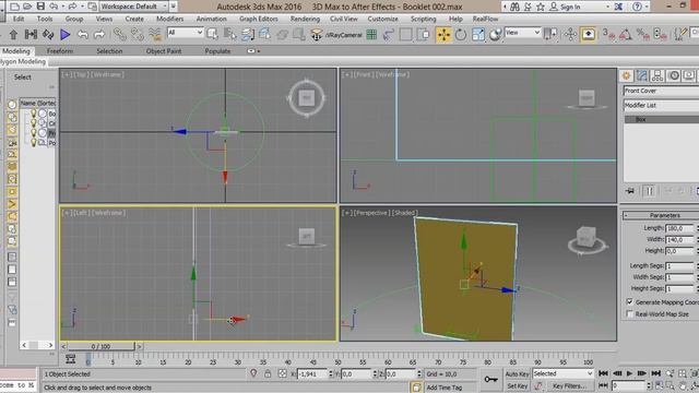 Tutorial 78 - 3D Max to After Effects - Booklet - Part 1 смотреть онлайн