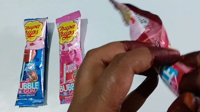Chupa Chups Bubble Gum || Cola Vs Cherry🍒vs Strawberry🍓 Vs Apple🍏Flavor #asmr #chupachups #unboxing