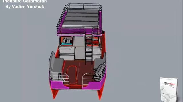 Pleasure Catamaran In Rhinoceros 5 смотреть онлайн