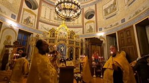 Всенощное бдение в Аносином монастыре