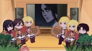 Past Attack On Titan React To Eren's Future || Gacha React