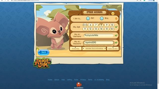 Creating my animal jam acc!!! смотреть онлайн
