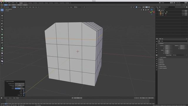 Blender 2.8 - 18 - Loop Cut / Edge Loop смотреть онлайн