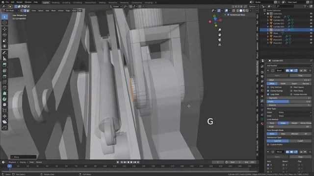 Blender Modeling Scifi Landing Gear - Modeling Tutorial Part 3 смотреть онлайн
