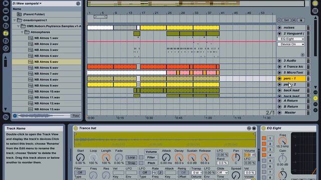Режим аранжировки в Ableton Live 8 (29/36) смотреть онлайн
