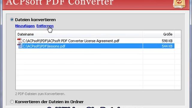 Umwandeln von pdf-Dateien mit ACPsoft PDF Converter смотреть онлайн