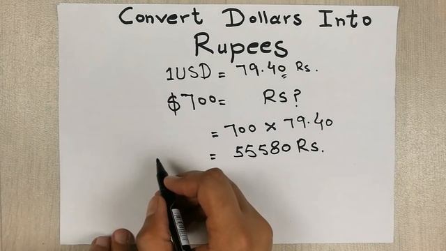 How to Convert Dollars into Rupees - Currency Conversion смотреть онлайн