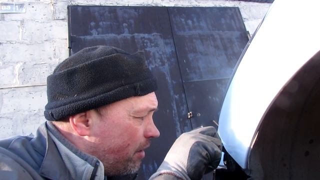 Установка защитной сетки,на решетку радиатора Solaris2020 часть 1