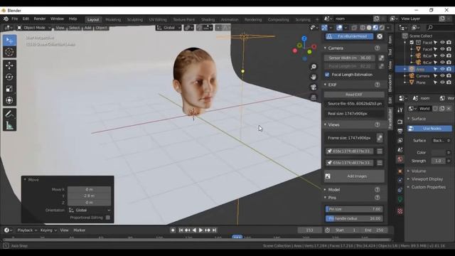 How to model your face with just few steps | FaceBuilder ad-on смотреть онлайн