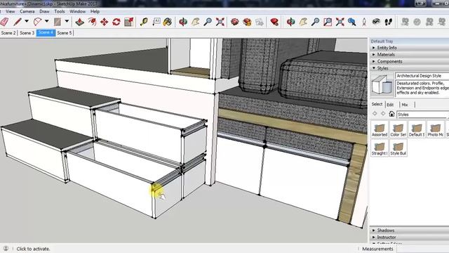 SketchUp Dynamic Component - Matroshka Furniture смотреть онлайн