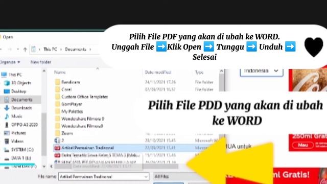 Cara Mengubah PDF Ke WORD Dengan Internet‼️