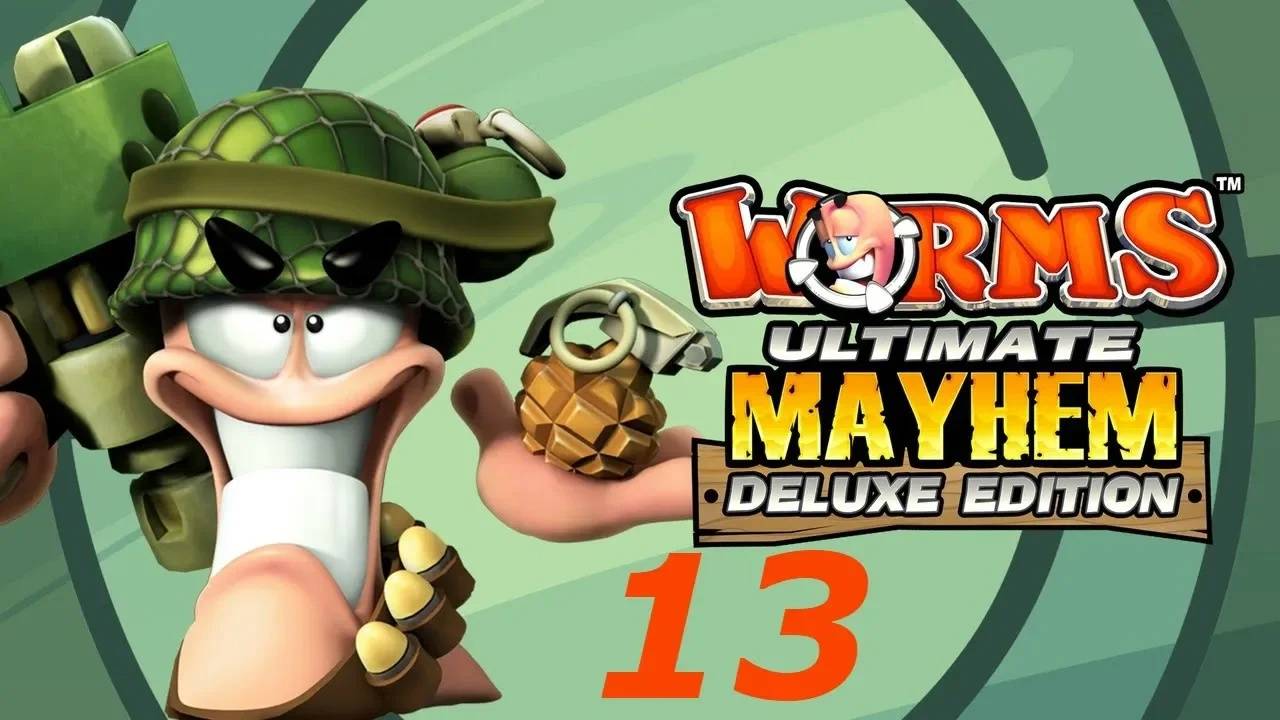 Прохождение Worms: Ultimate Mayhem #13 (Штурм замка)