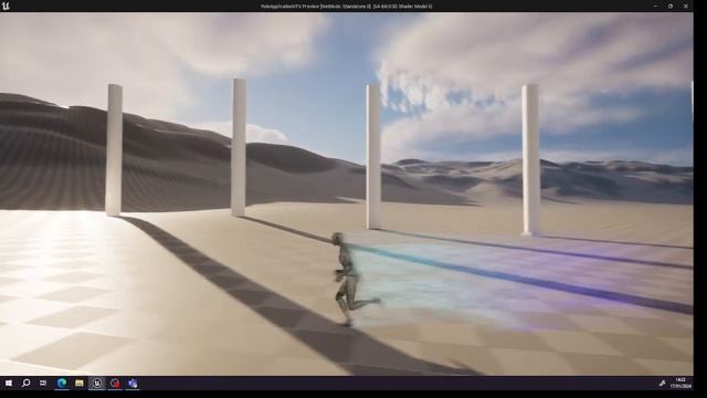 UE5 Niagra Mesh Particle VFX! (dash mechanic with a camera shake) смотреть онлайн