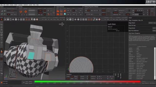 How to design uv unwrapping with 3ds max for unity 3d game | Rizom uv Part 2 смотреть онлайн