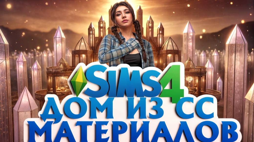 БЕСПЛАТНАЯ КРАСОТА 🤨 ДОМ ИЗ СС 🤨 В SIMS 4 смотреть онлайн