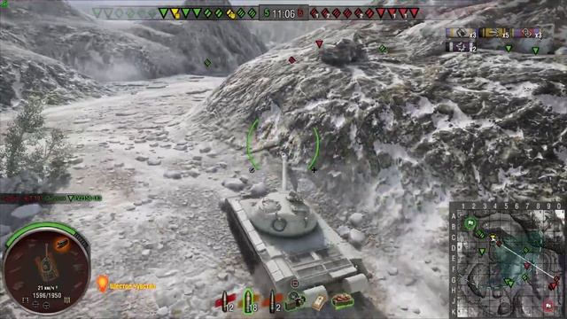 WoT Console PS4 Pro 1R добиваем 3 отметку смотреть онлайн