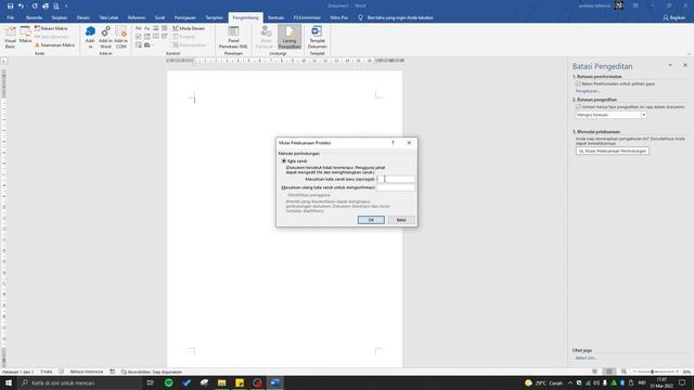 Microsoft Office Word - Membuat Encrypt Dokumen