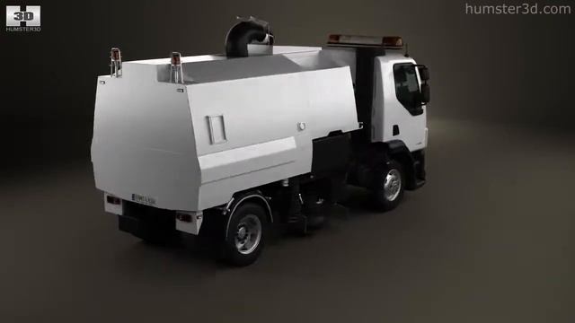DAF LF Road Cleaner 2014 3D model by 3DModels.org смотреть онлайн