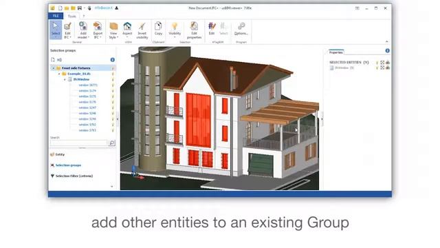 usBIM.viewer+ Tutorial | "Selection Groups" | ACCA Software смотреть онлайн