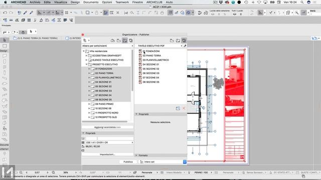 Set di Pubblicazione ARCHICAD in formato PDF смотреть онлайн