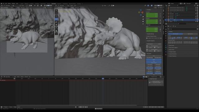 Animating Dinosaurs in Blender смотреть онлайн