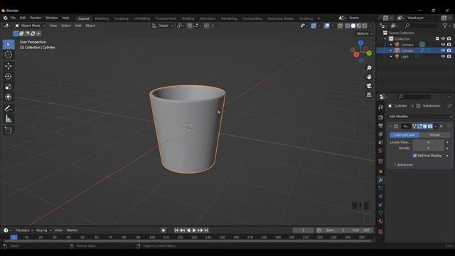Tasse modellieren - für Anfänger | Blender Tutorial Deutsch смотреть онлайн