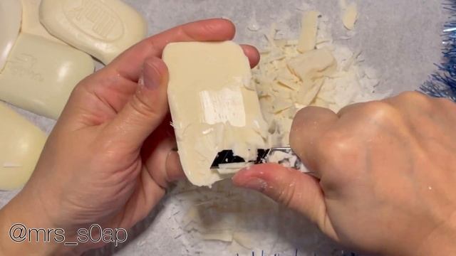 Белое мыло/ режу белое мыло/Асмр/ Soap/sent/soap Cuttings
