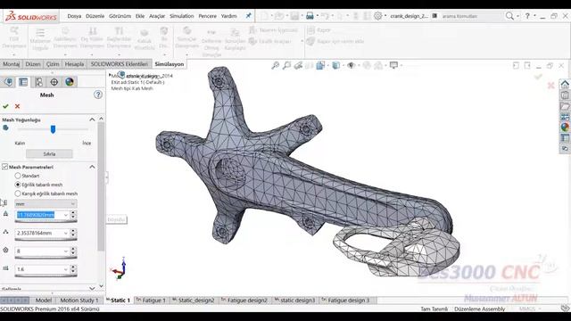 SOLIDWORKS Simulation ile Hızlı ve Doğru Sonuçlu Mesh Oluşturma Yöntemi смотреть онлайн