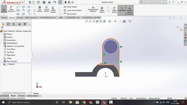 SOLIDWORKS - How to make a BRACKET Tutorial смотреть онлайн