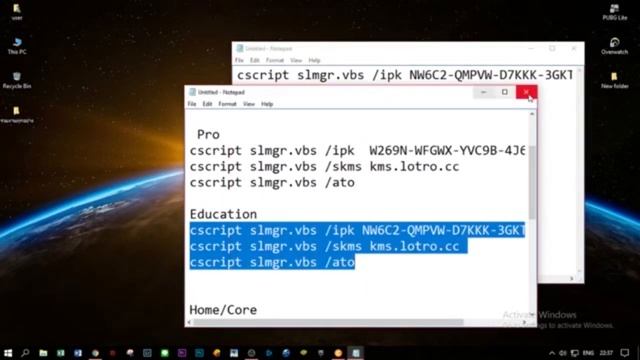 สอน Activate windows 10 ด้วยโค็ด cmd ສອນແອກຕີເວດ ວິນໂດວ 10 смотреть онлайн