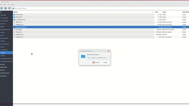 Extracting ODT files in linux. смотреть онлайн