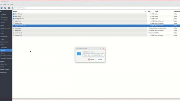 Extracting ODT files in linux.