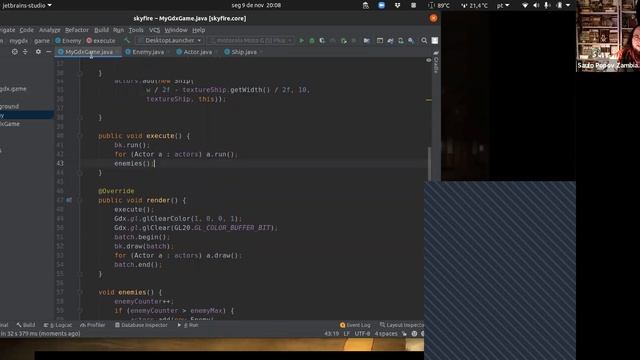 Um jogo simples passo a passo usando LibGDX смотреть онлайн
