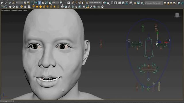 3DS MAX Facial Rigging смотреть онлайн