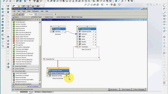 ANSYS CAE 11 2 Response Surface Optimization смотреть онлайн
