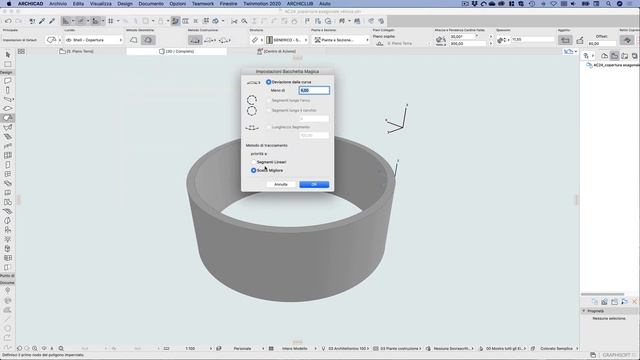 Come fare in ARCHICAD una copertura a falde su forma circolare смотреть онлайн
