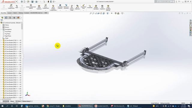 Solidwork convert Step file to solidworks parts and assembly смотреть онлайн