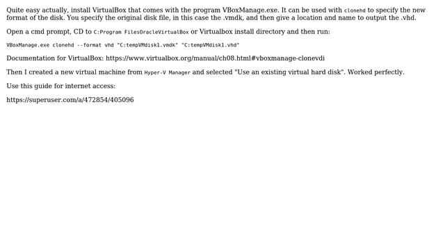 Unix & Linux: Convert OVA to VHD for usage in Hyper-V (3 Solutions!!) смотреть онлайн