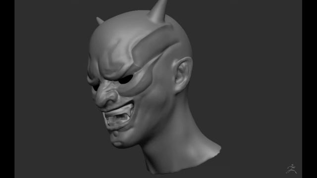 ZBrush 2022 - Sculpting an Oni Mask [2] смотреть онлайн