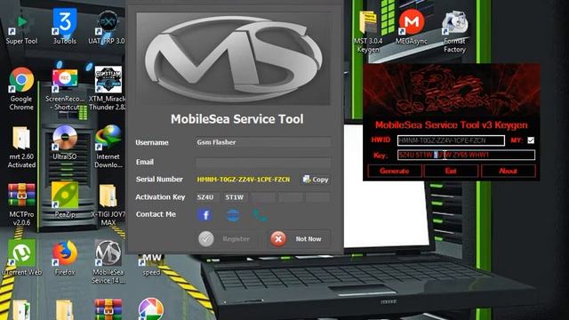 How To Register MobileSea Service Tool. Credit, Gsm Asif Khan.