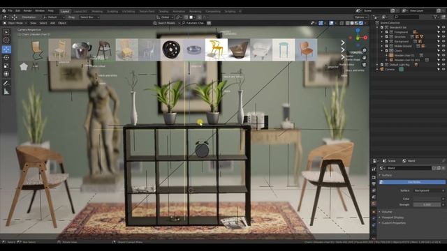 Blender 3D - Add-On Demo : Blender Kit : Scene Assembly смотреть онлайн