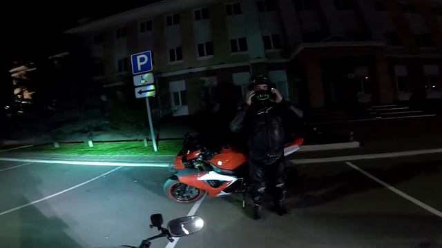 Замер разгона до 100км\ч на спортбайке Honda CBR929RR.Погоня ДПС смотреть онлайн