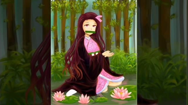 Drawing Nezuko on Ibis paint #demonslayer смотреть онлайн