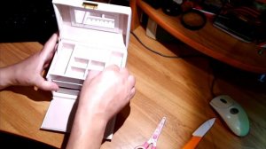 Товары из Китая. Распаковка, шкатулка для для ювелирных изделий.