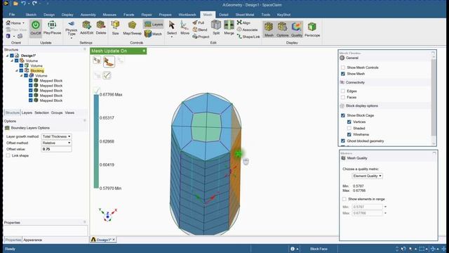 ANSYS SpaceClaim: Meshing | How to generate a high-quality mesh for fluid flow through straight pip смотреть онлайн