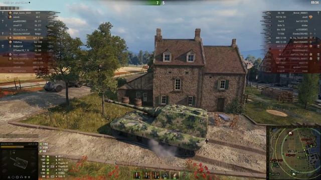 Jagdpanzer E 100 выдает 11k+ урона на Рыбацкой Бухте смотреть онлайн