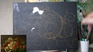 Пишем голландский натюрморт маслом. Часть 1