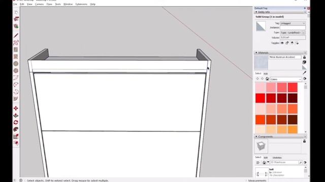 SKETCHUP SHOE RACK DESIGN смотреть онлайн